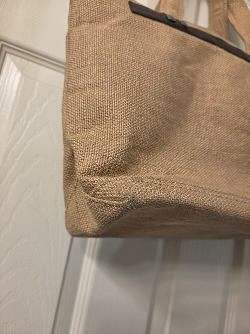 Marc Jacobs Tan Canvas Tote with Dark Brown Trim - Picture 14 of 16